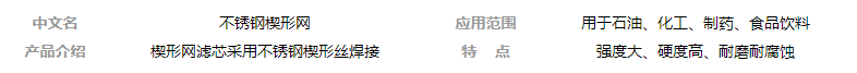 不銹鋼楔形網濾芯的優(yōu)勢_http://www.025817.cn_新聞資訊_第1張